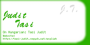 judit tasi business card